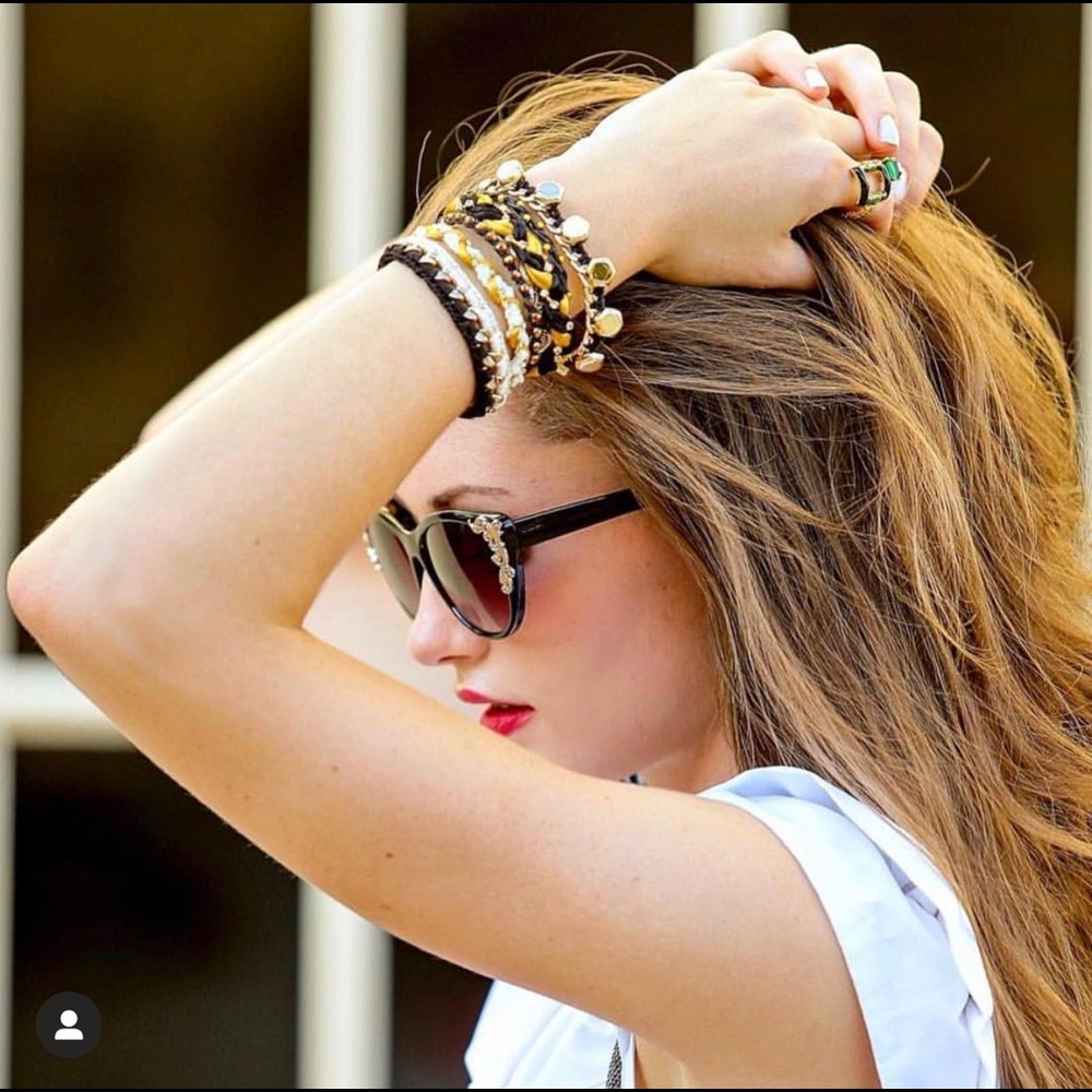 NEW! Unique Boho Multi Strand Friendship Cuff Bracelet with Magnet Closure